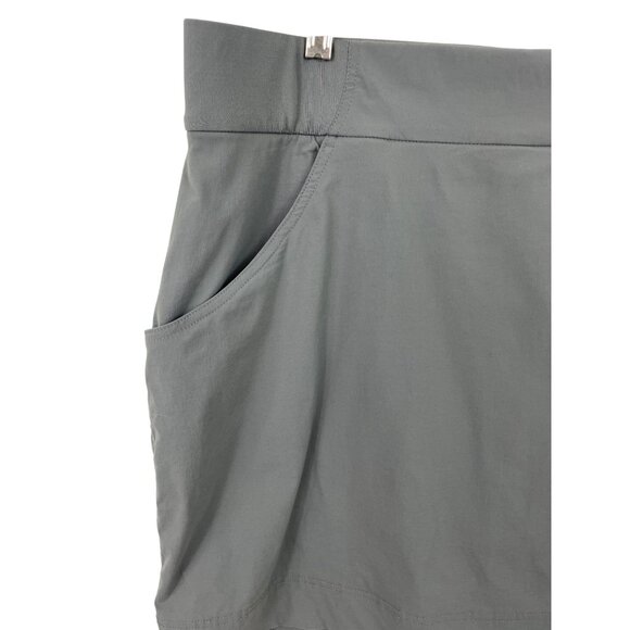 Columbia Womens Pull On Gray Skort Womens Size 2X Pockets - Picture 3 of 9